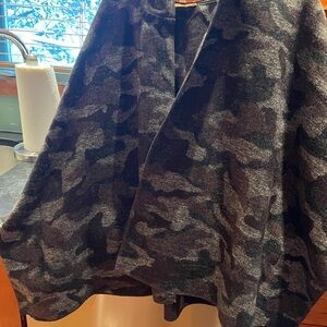 Camouflage Cape Shawl